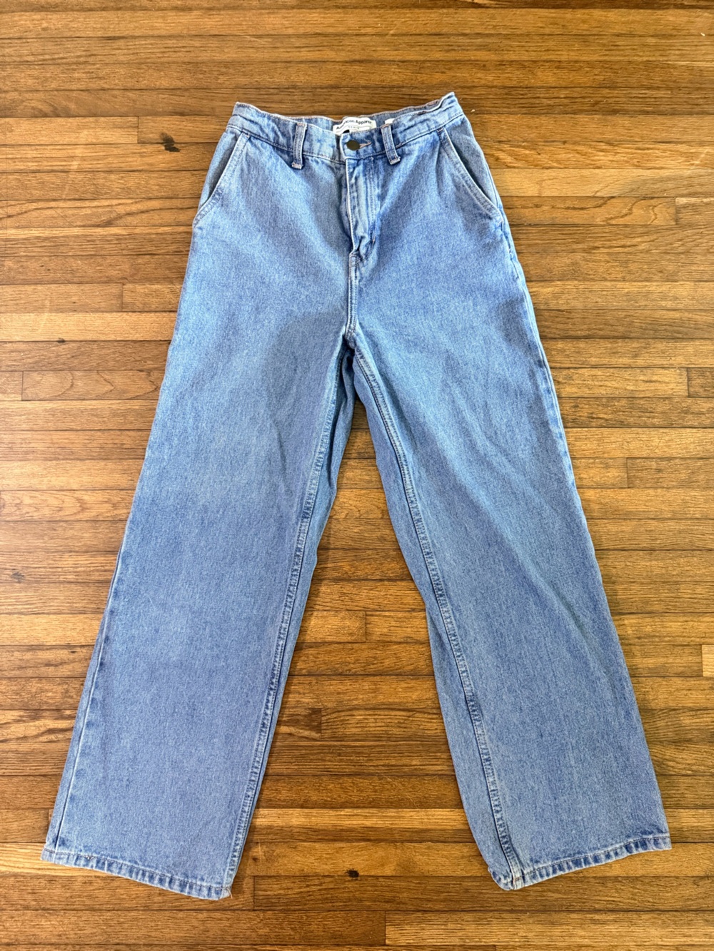American Apparel Women's Crop Wide Leg Jean